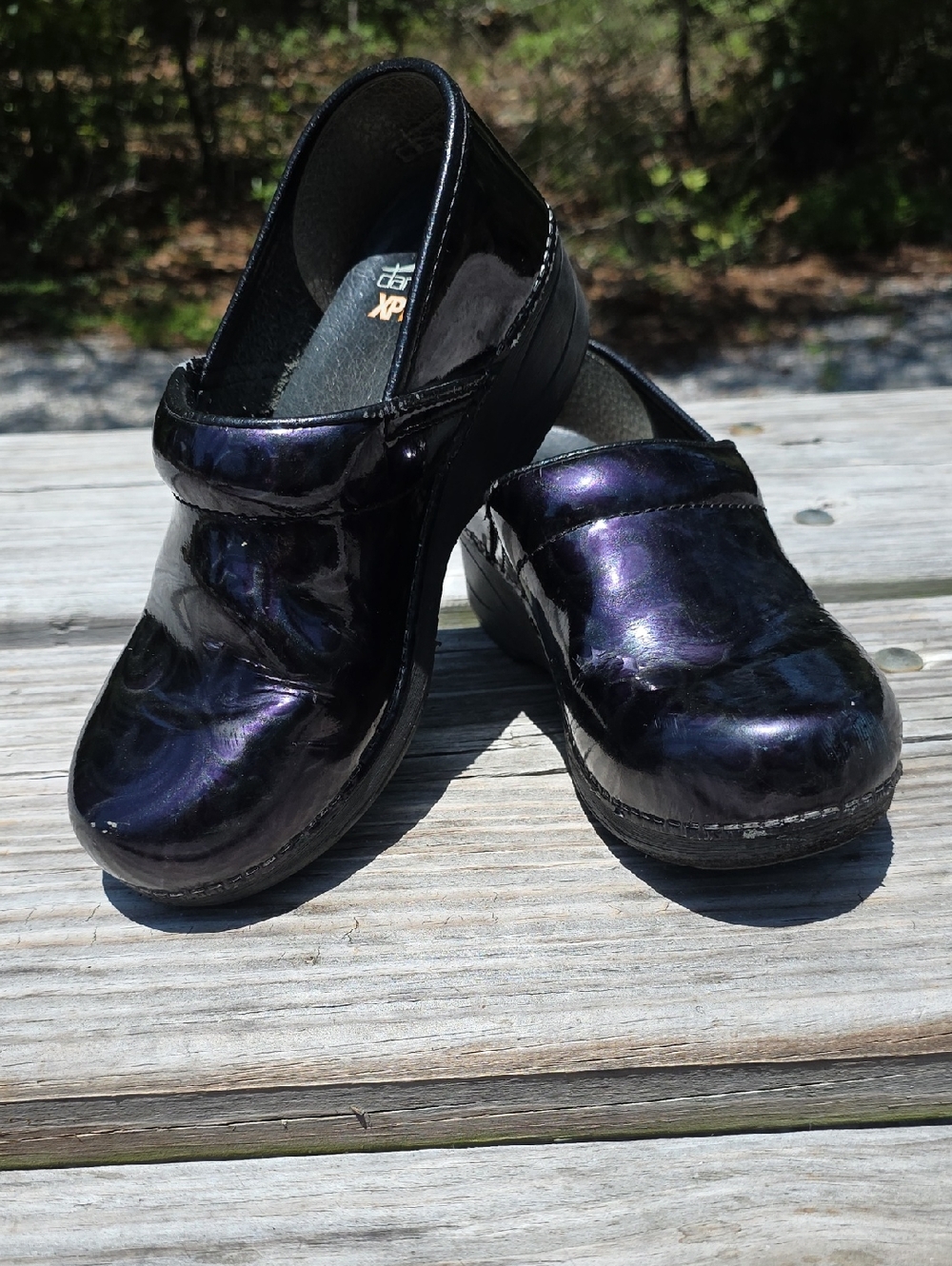 Dansko Women's Professional XP20 Irredescent Patent Leather Clogs- 37